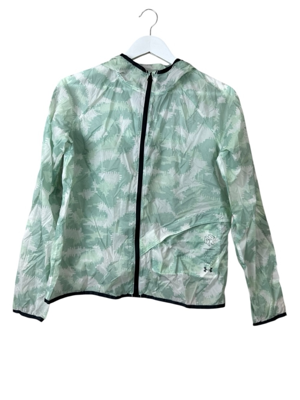 Under Armour Run Anywhere Storm Packable Full Zip Lightweight Jacket Women Sz M